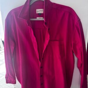 Universal Thread Fuchsia Oversized Shirt